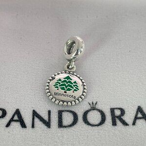 Authentic Pandora Minnesota Dangle Retired And Rare Charm